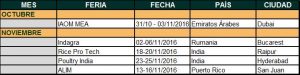Planning de ferias